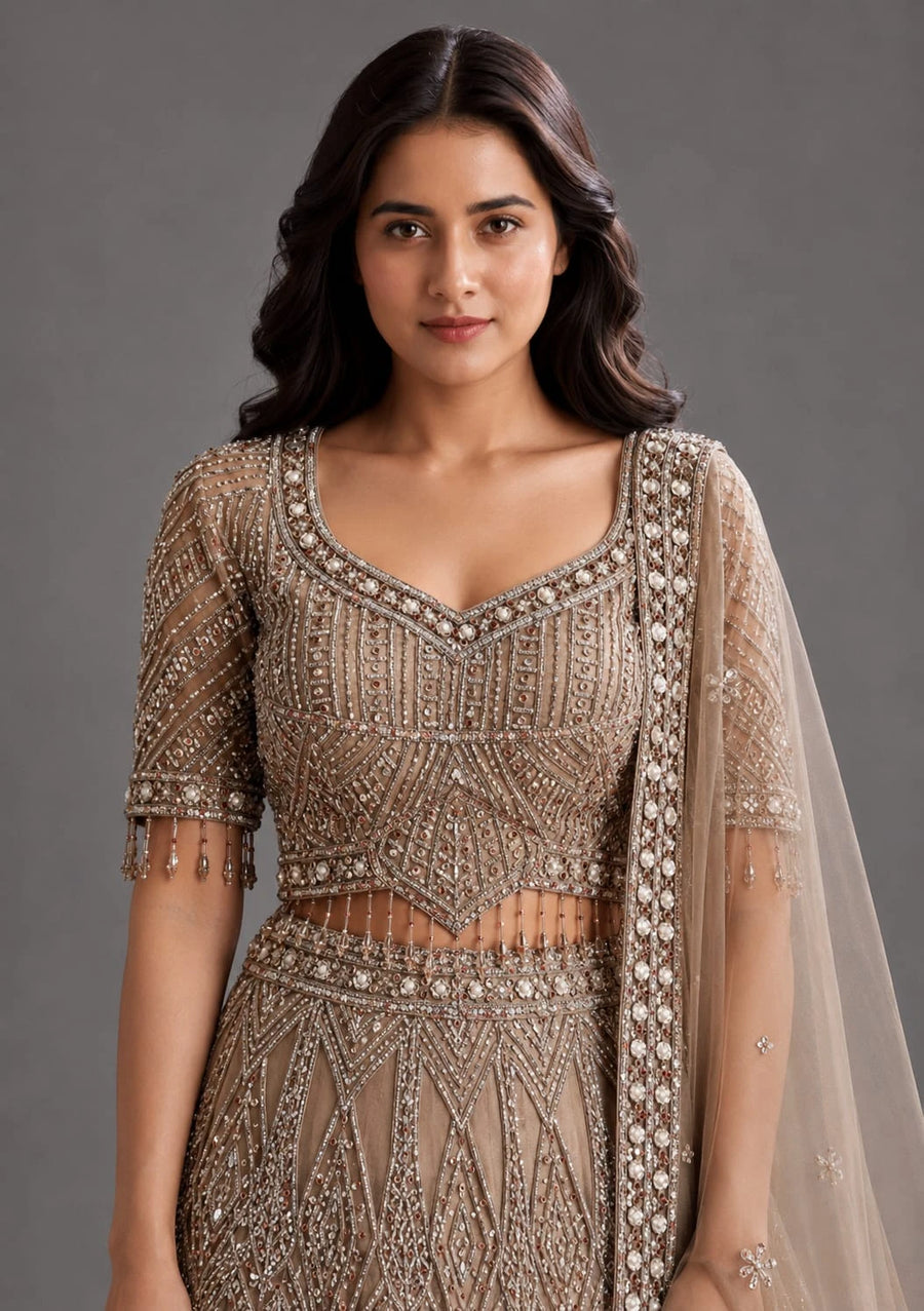 engagement lehenga