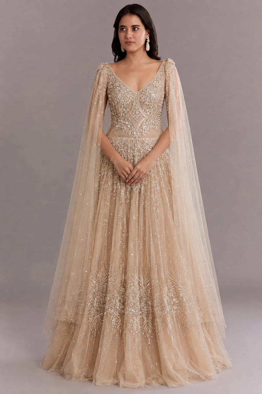 luxury designer gown