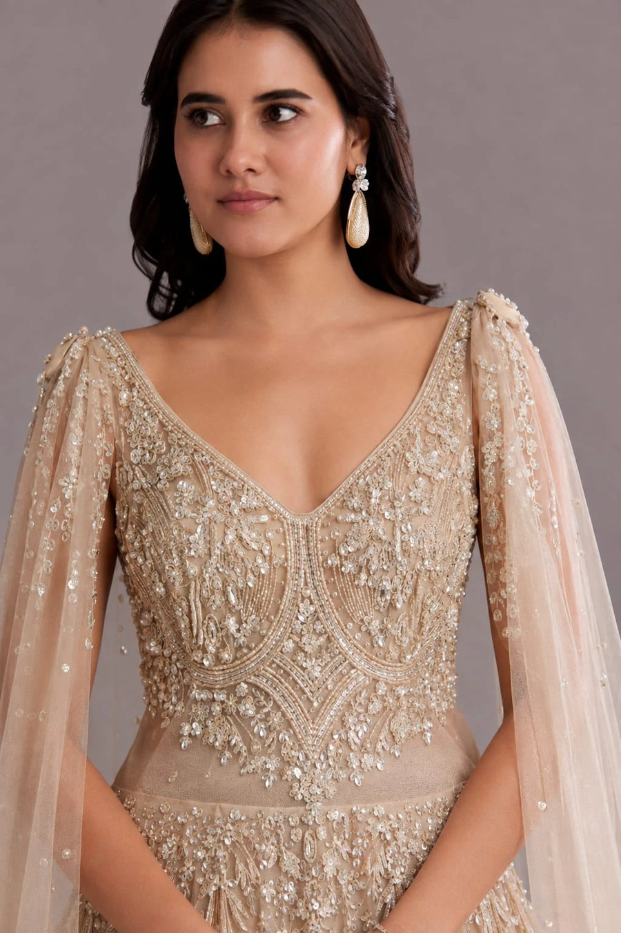 luxury designer gown