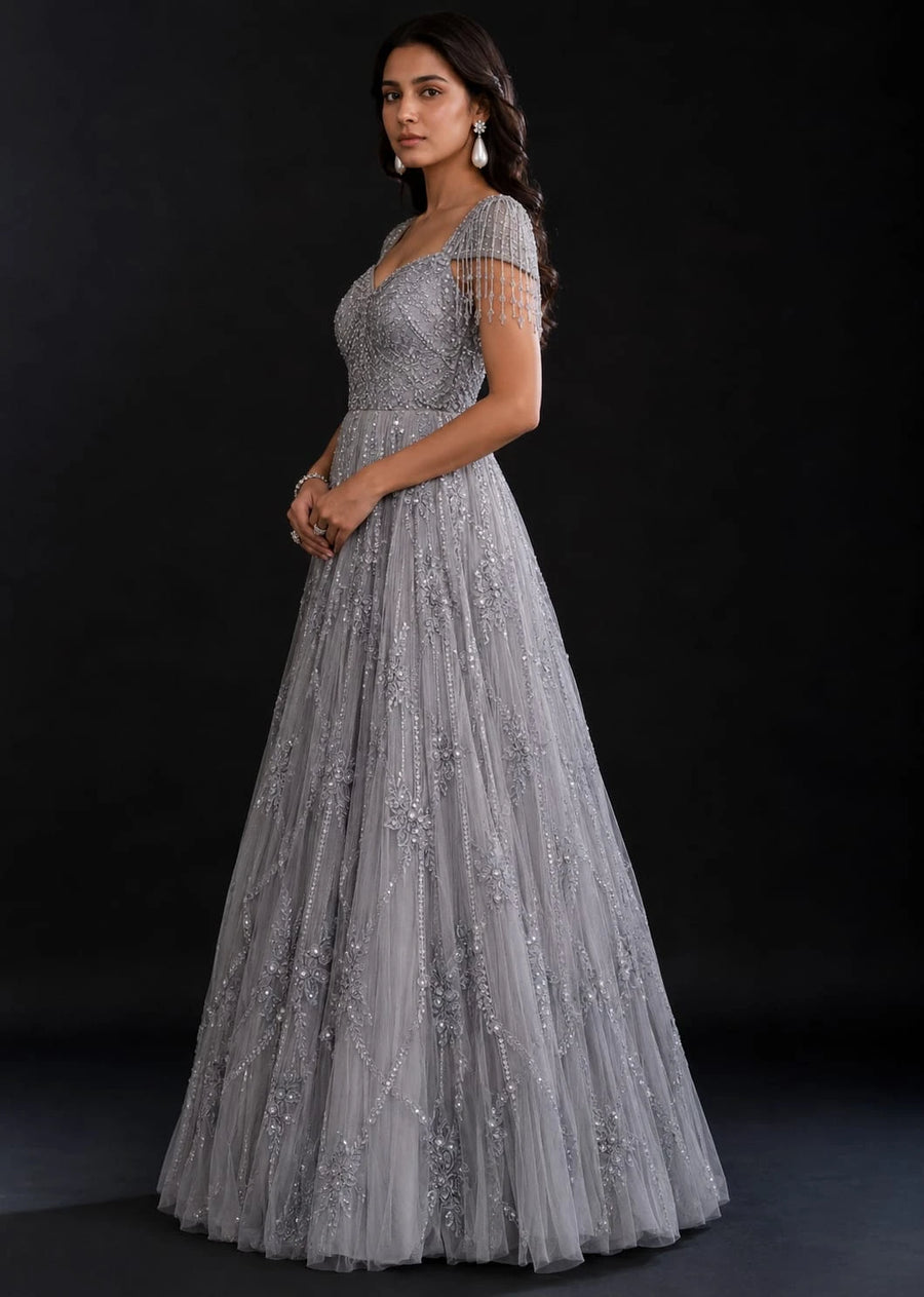 champagne gold gown