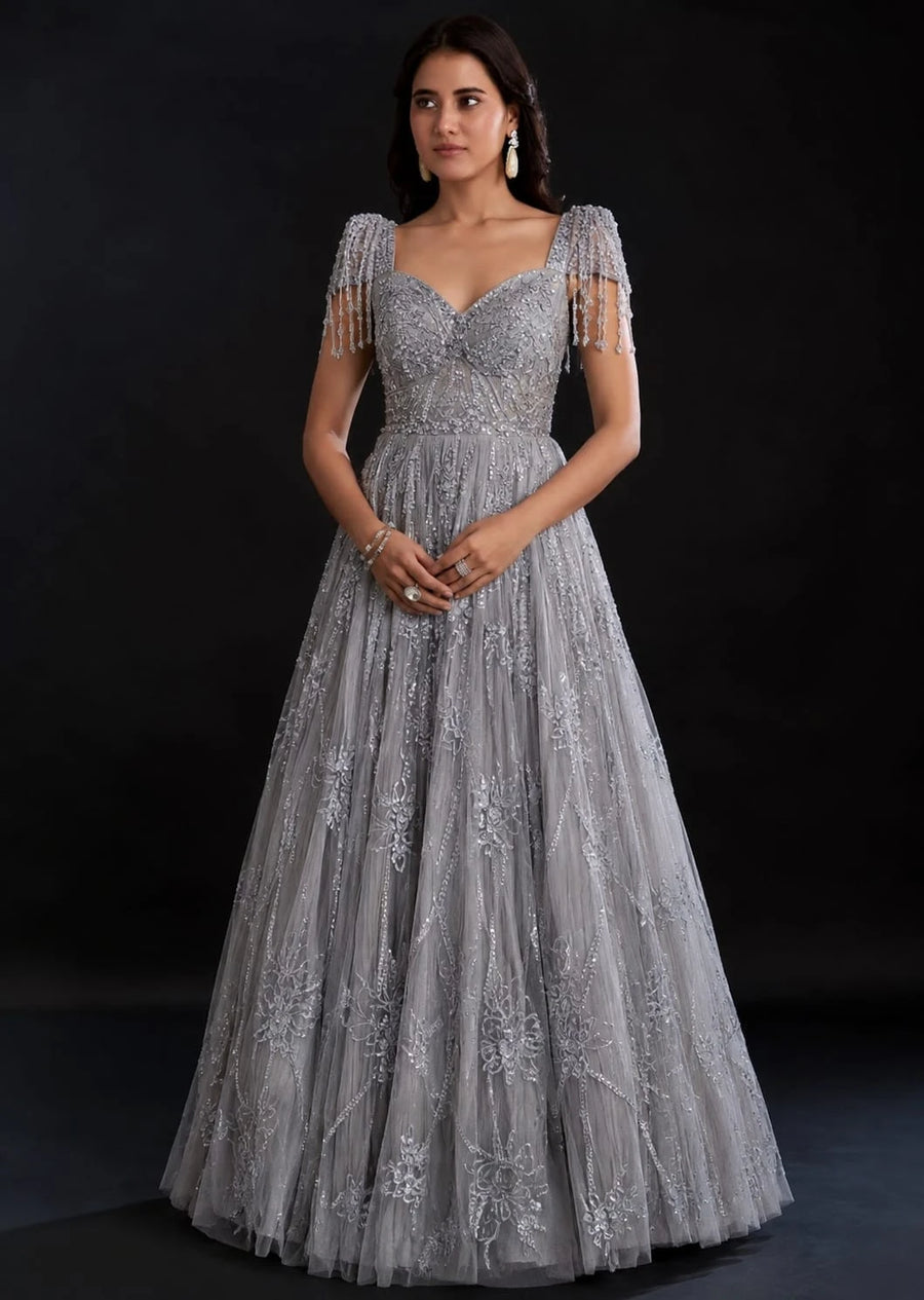champagne gold gown