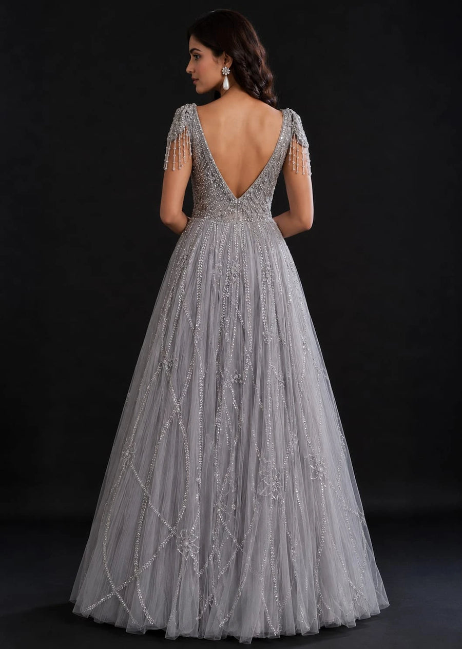 champagne gold gown