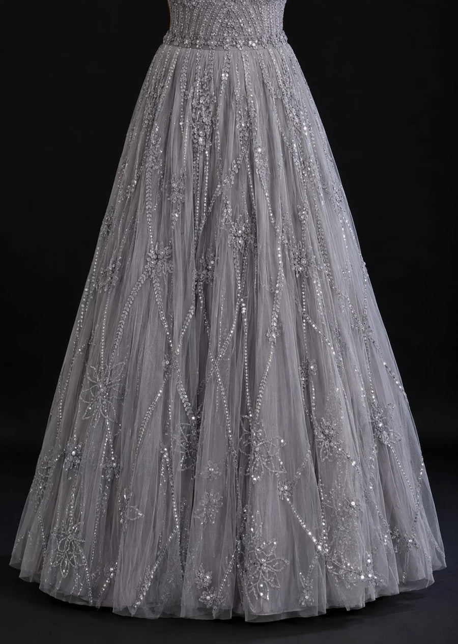 champagne gold gown