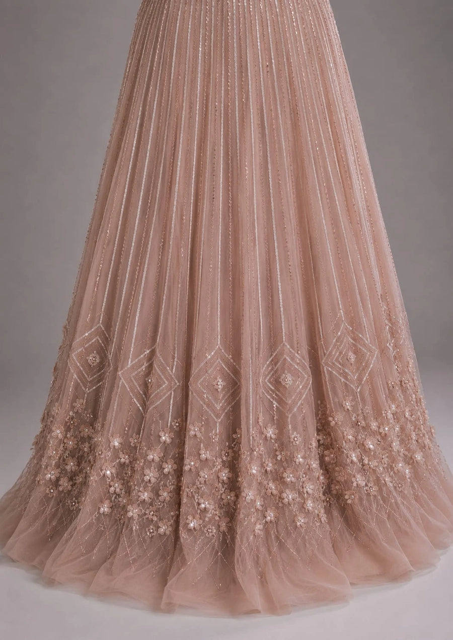 chocolate brown gown
