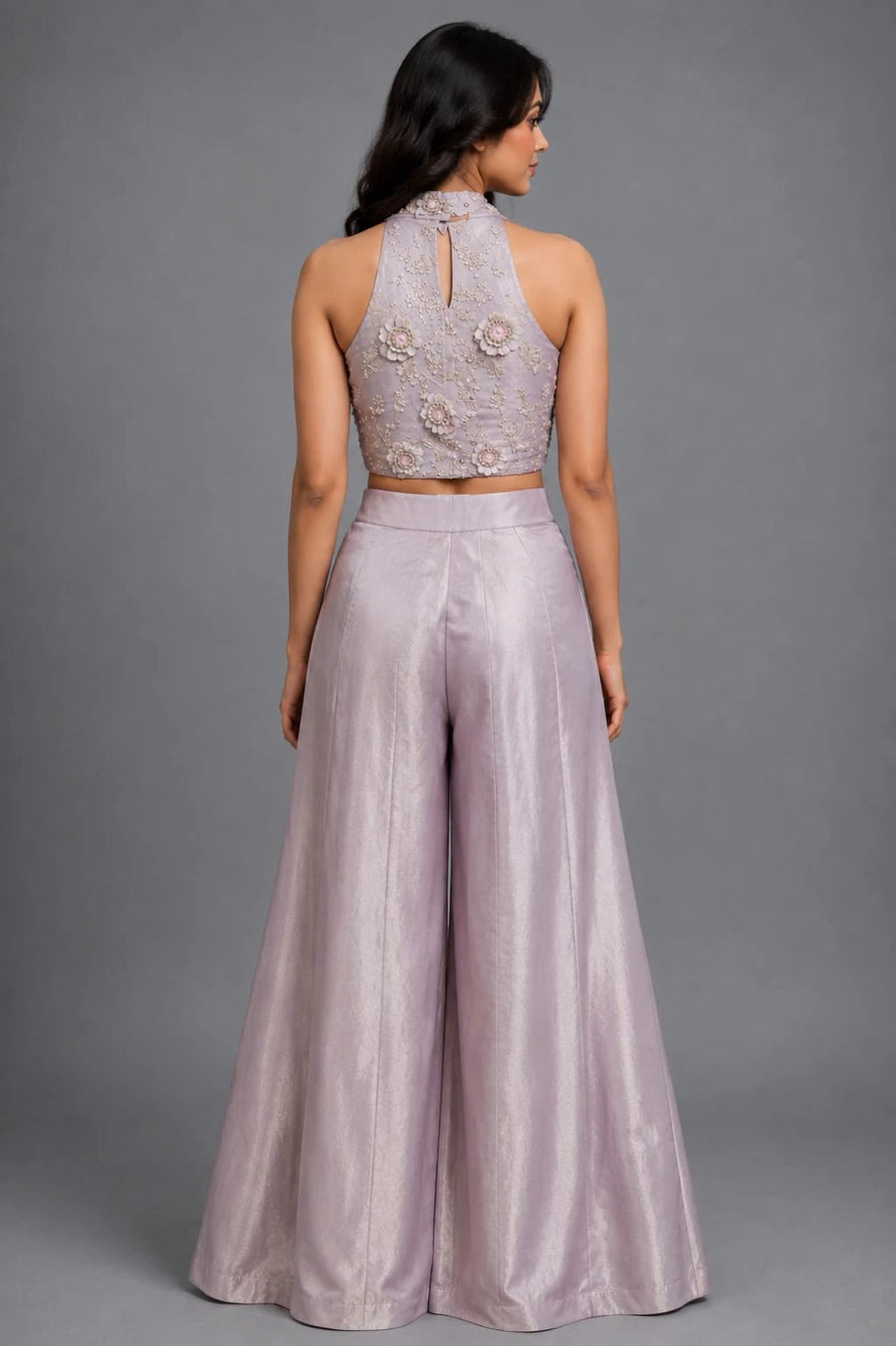 Halter Neck Sharara
