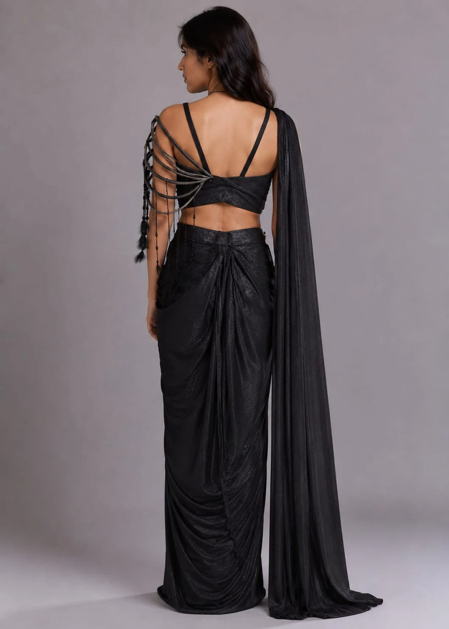 Black Western Dress