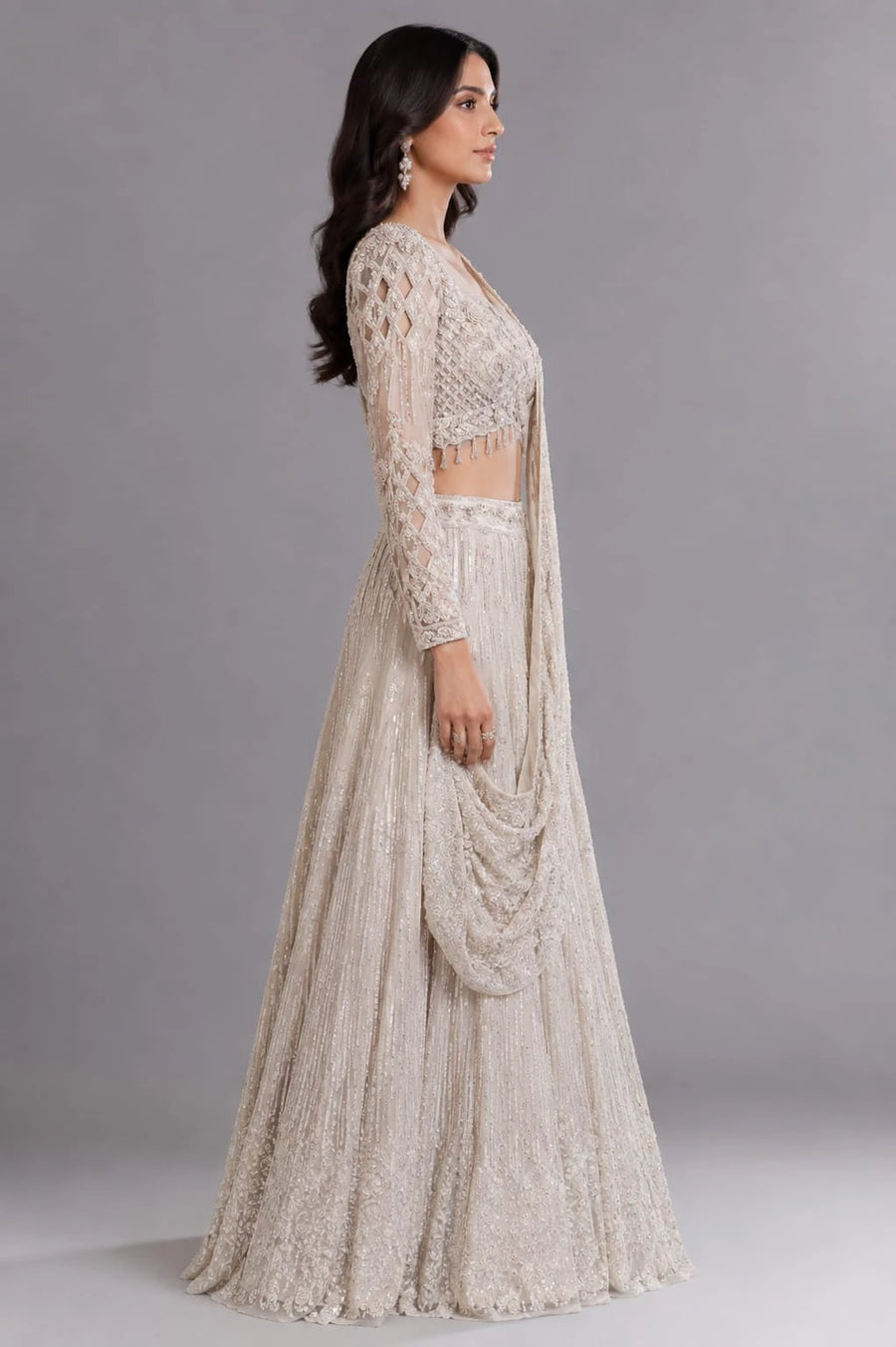 Ivory Wedding Lehenga