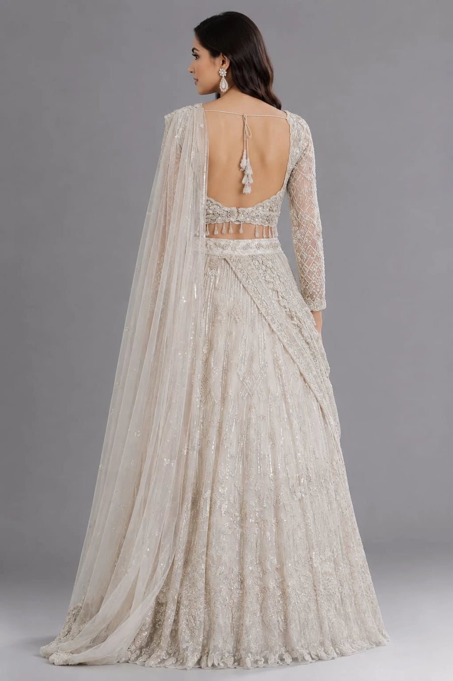 Ivory Wedding Lehenga