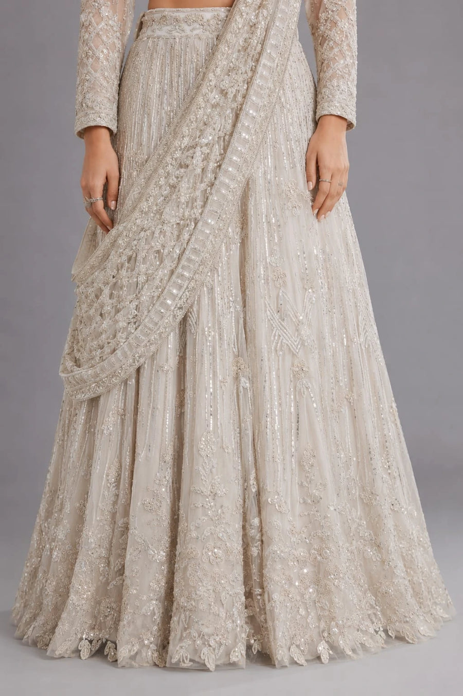 Ivory Wedding Lehenga