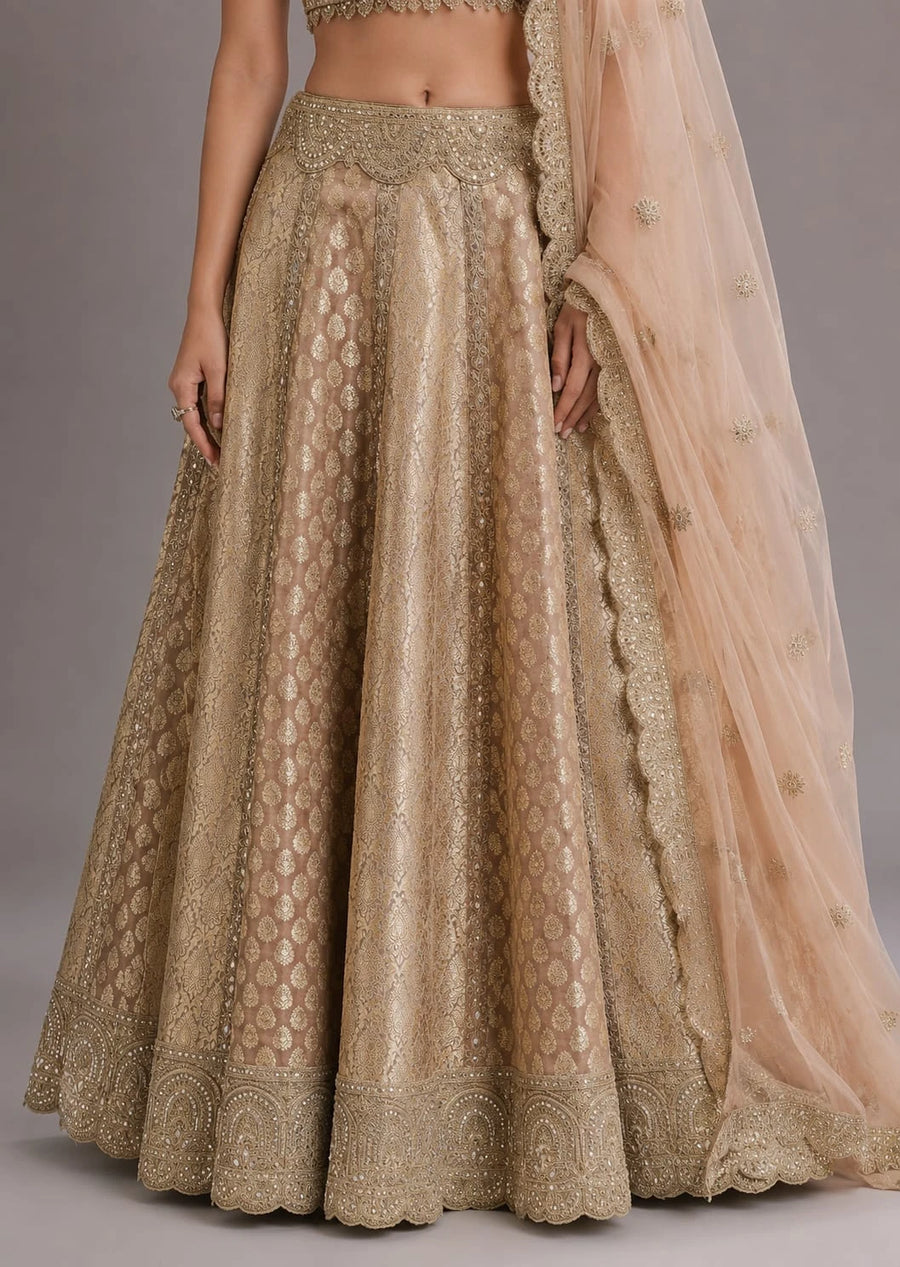 Golden Lehenga for Women