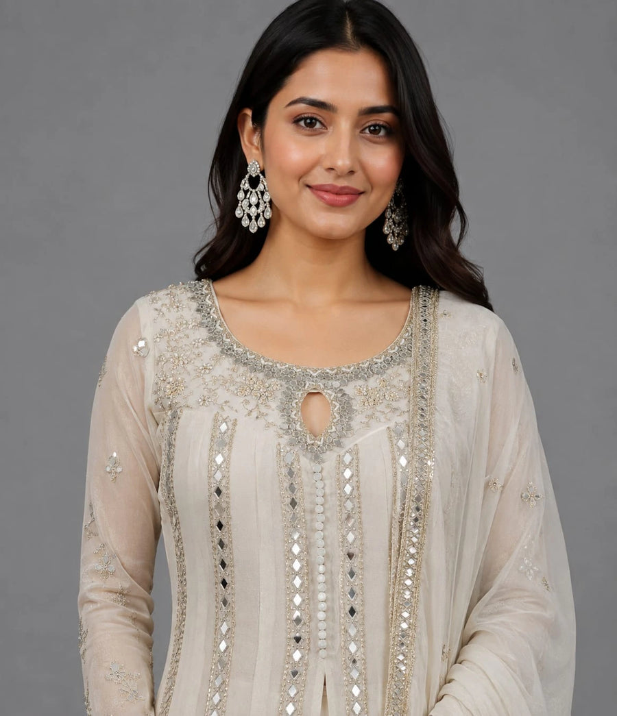 ivory indo western