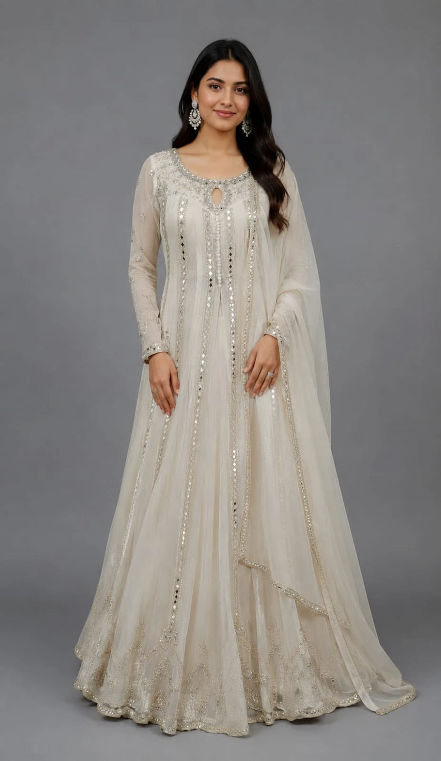 ivory indo western