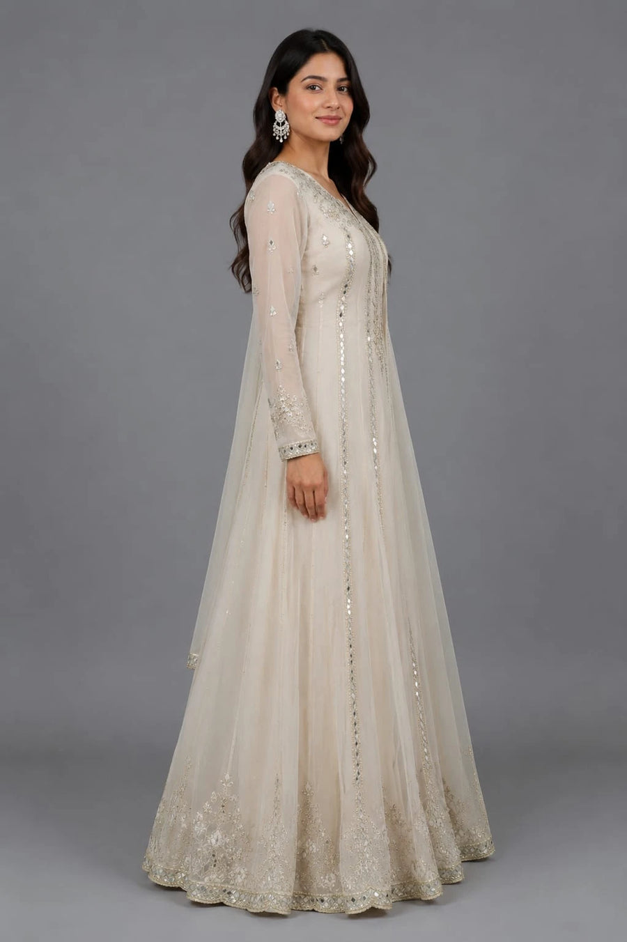 ivory indo western
