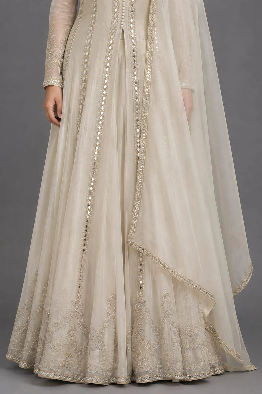 ivory indo western