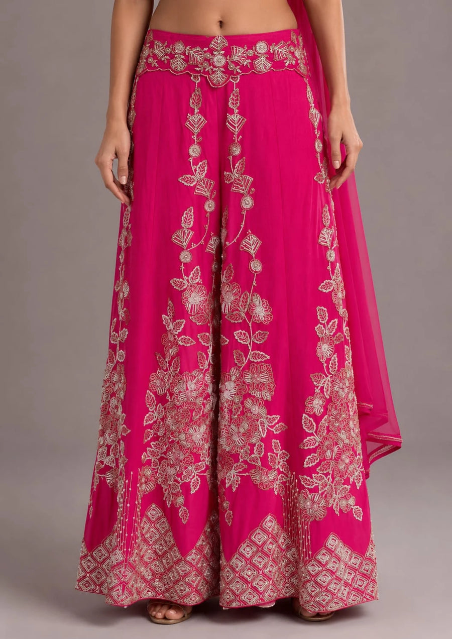 Rani Pink Sharara Suit