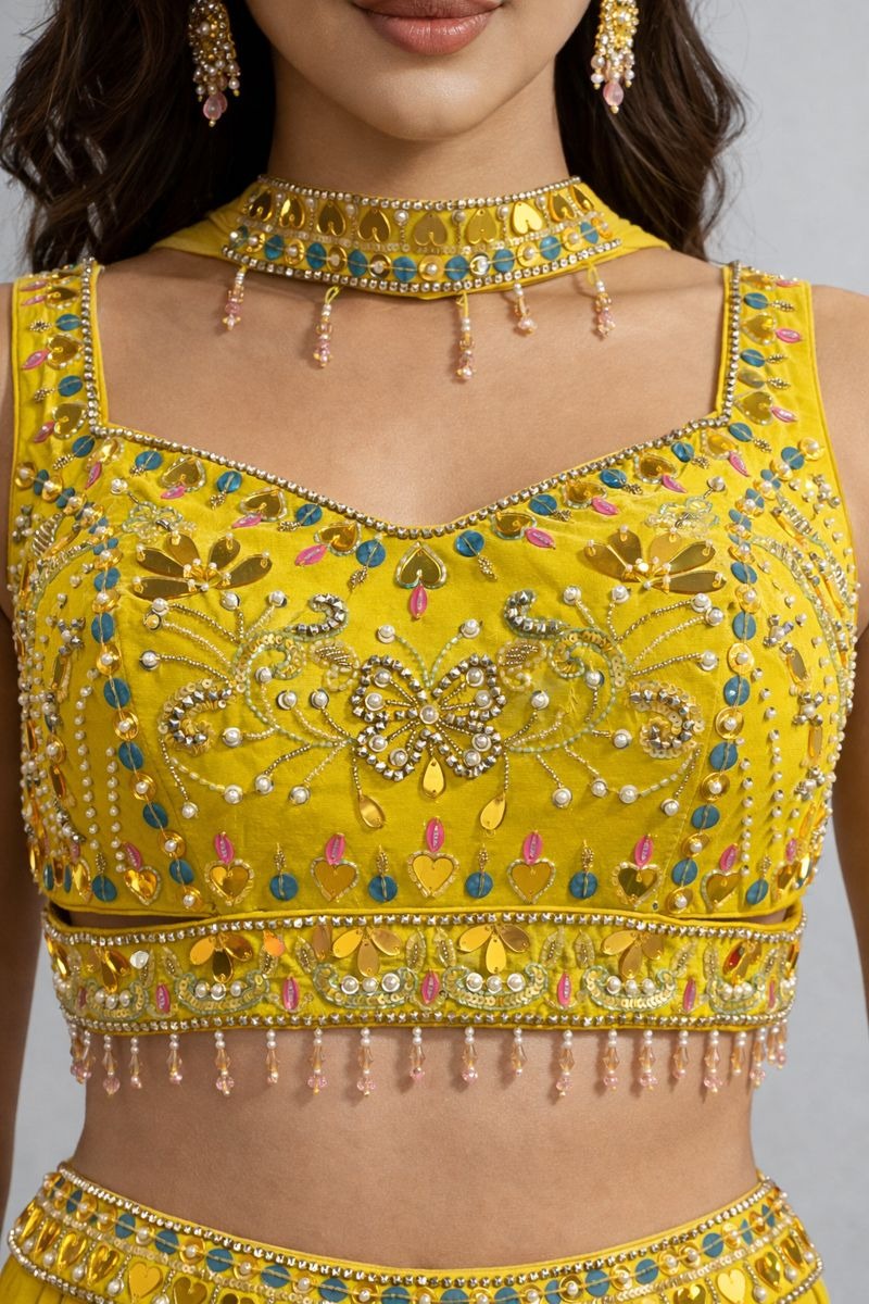 Crop top Sharara