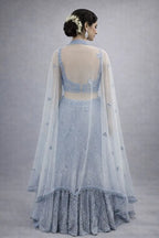 blue lehanga