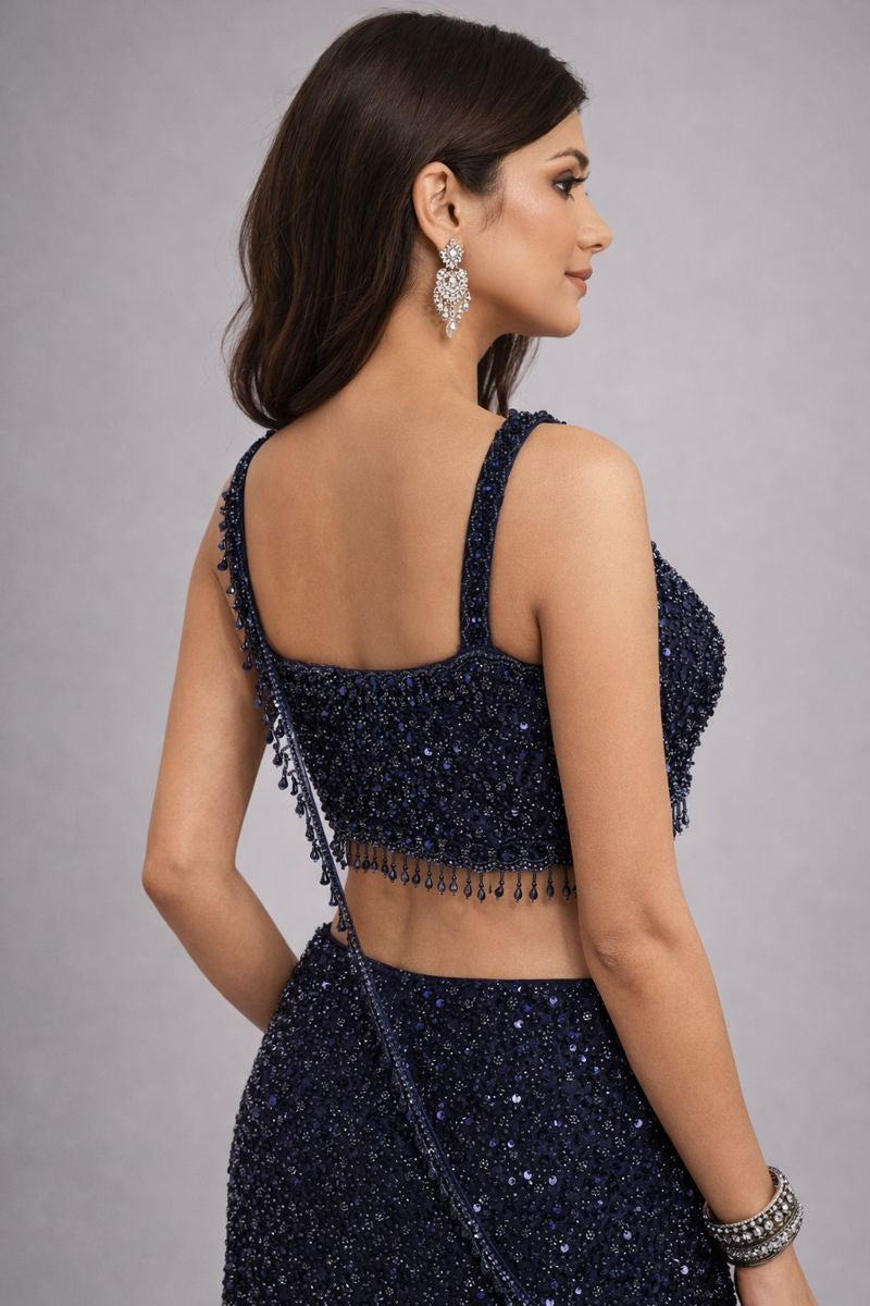 Crop Top Skirt tall cut Style