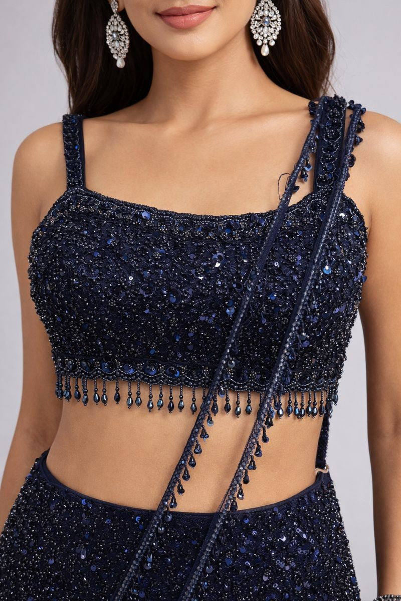 Crop Top Skirt tall cut Style