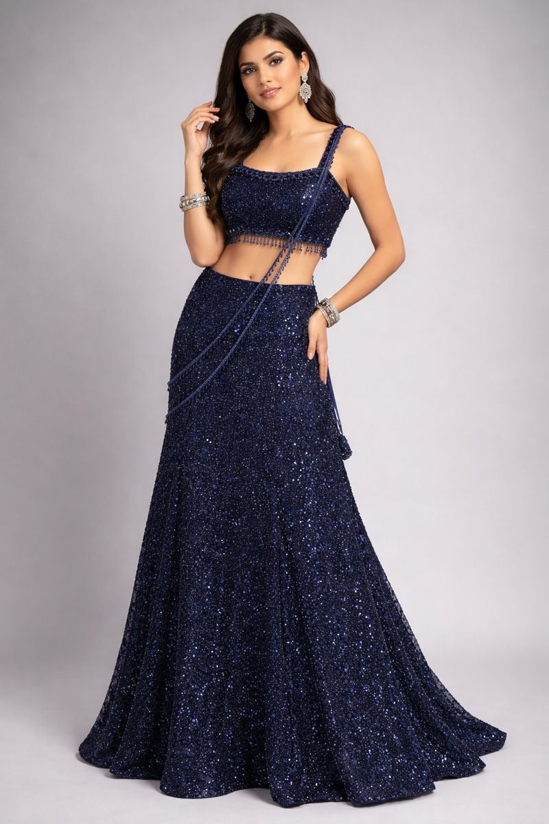 Crop Top Skirt tall cut Style