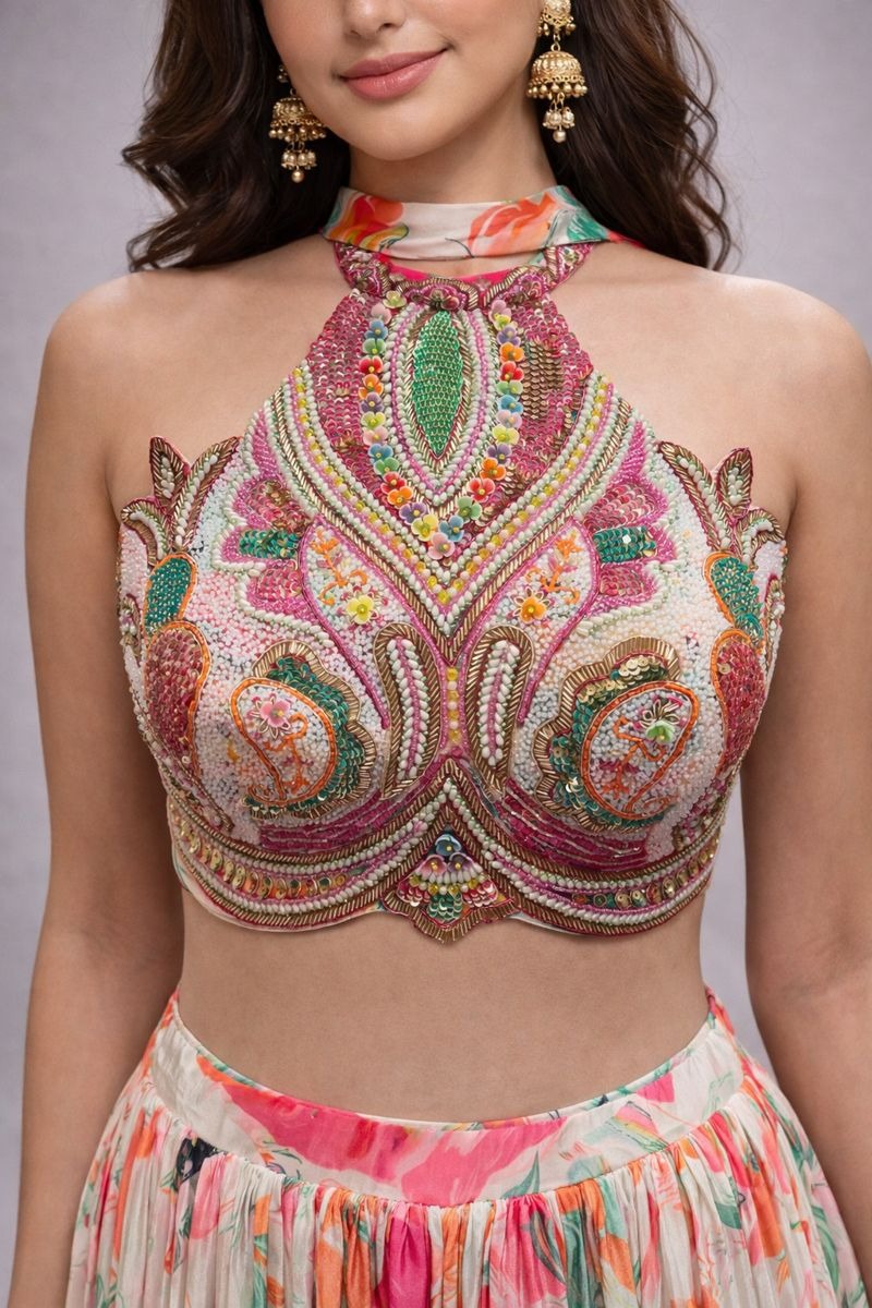 Crop top lehenga