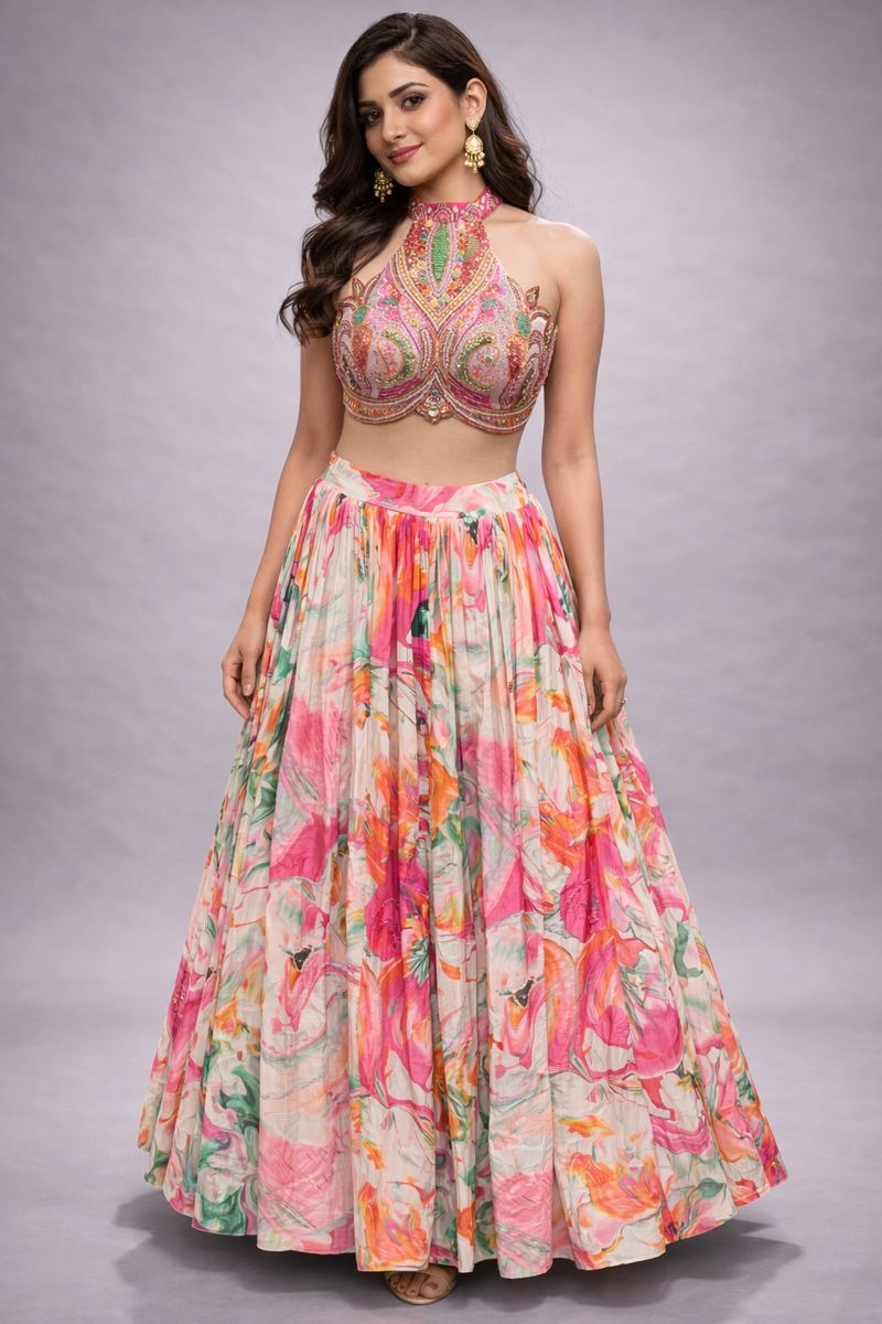 Crop top lehenga
