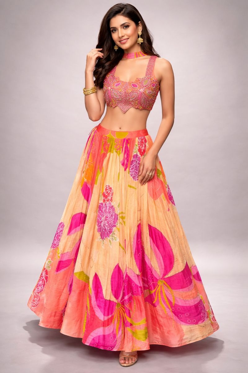 Crop Top  Lehenga