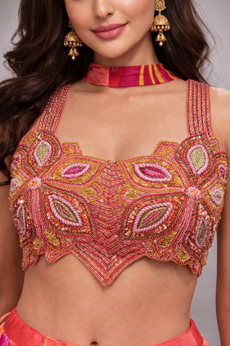 Crop Top  Lehenga