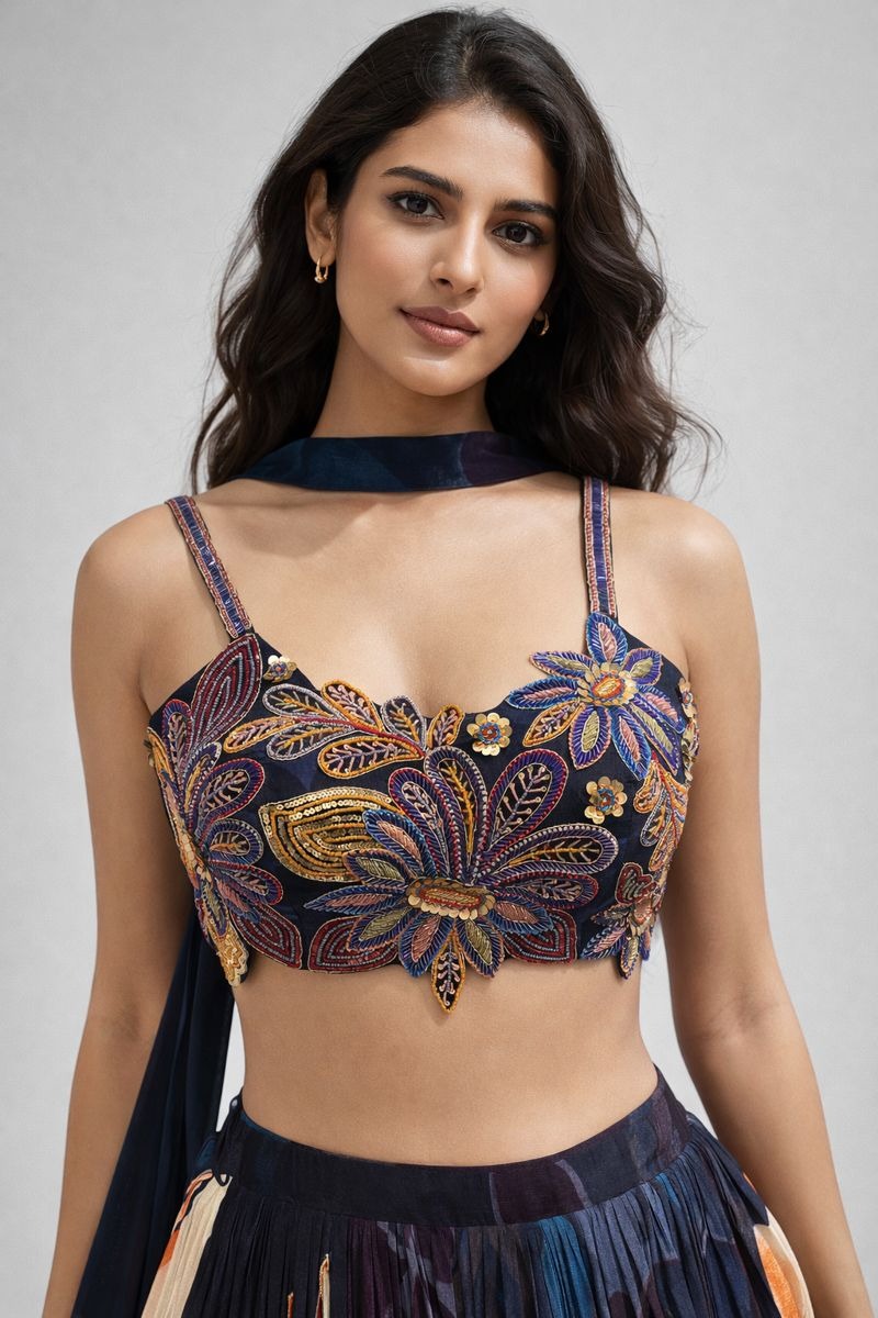 Crop Top  Lehenga