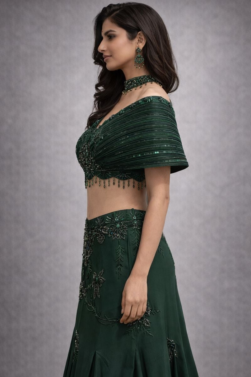 Fish Cut lehenga