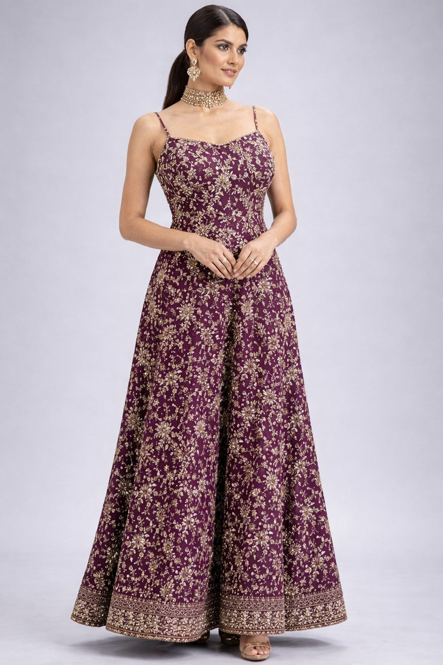 Elegant Blossom Sharara Set