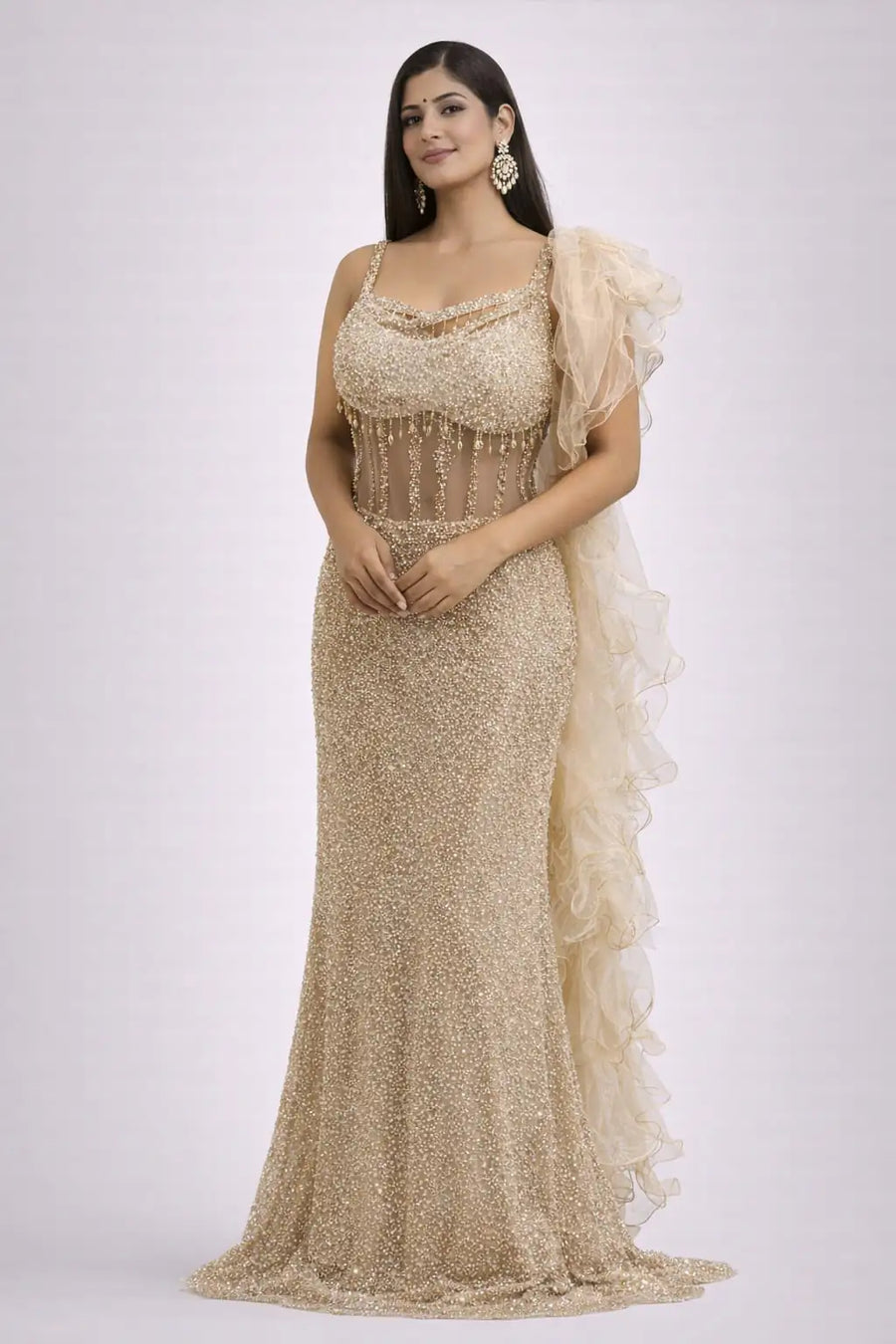 Gold gown