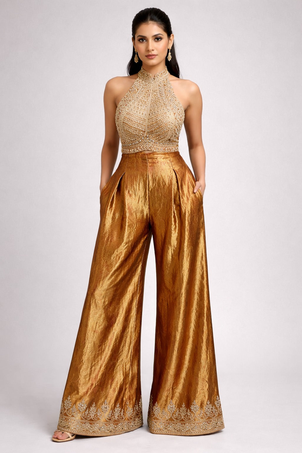 copper jumpsuit