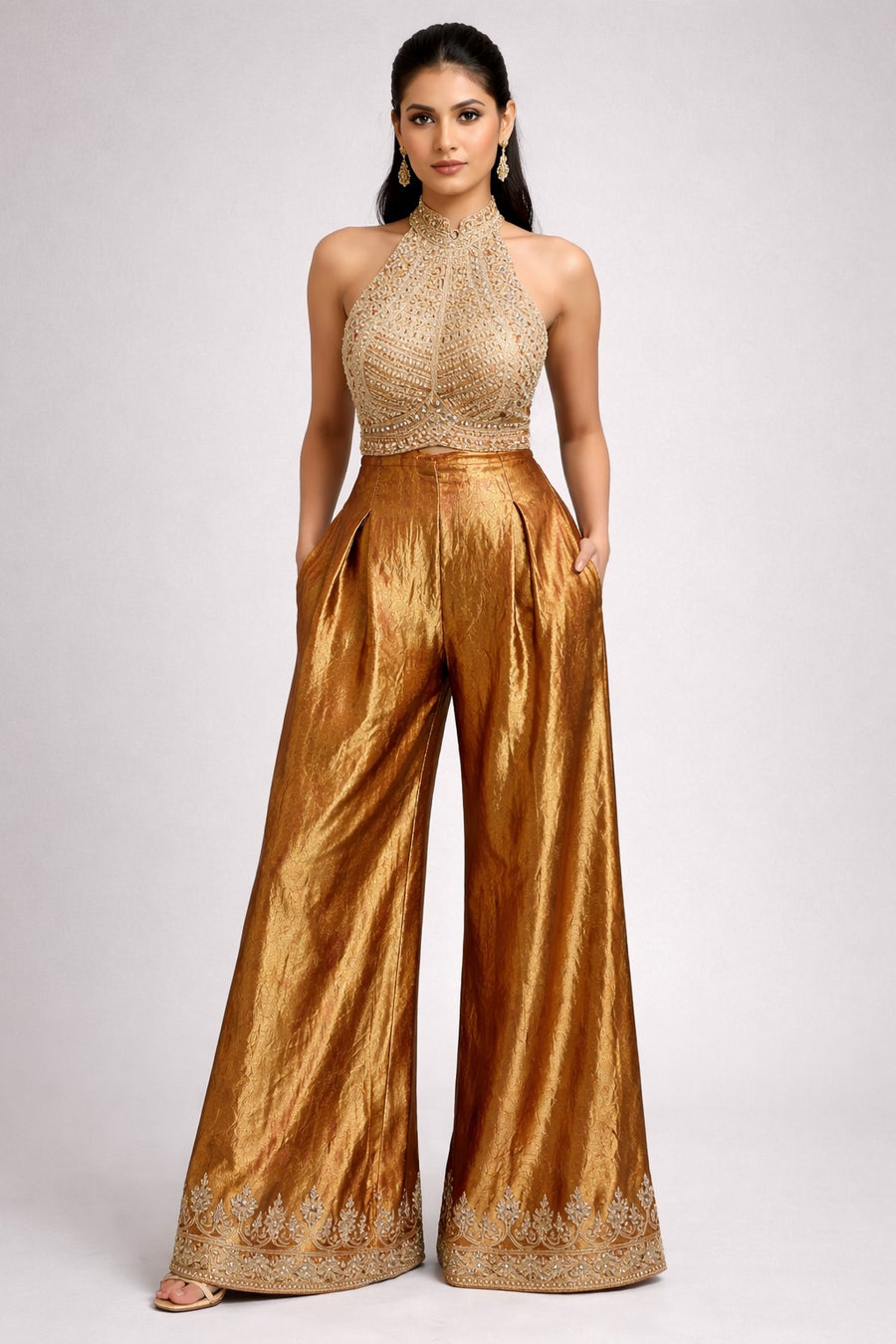 copper jumpsuit
