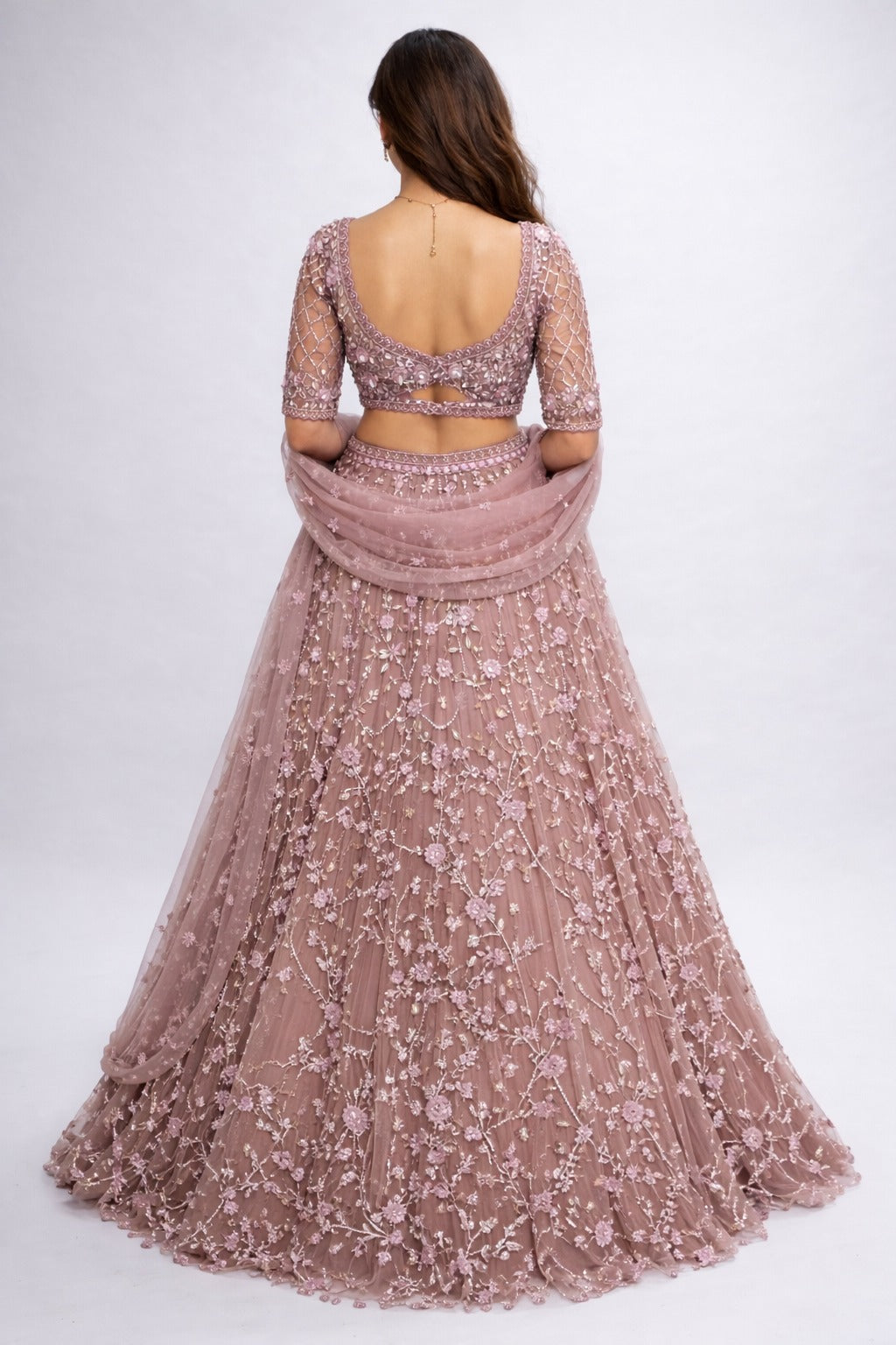 pink lehenga