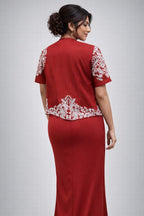 Red dhoti style