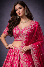 hot pink lehenga
