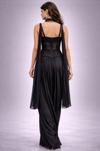Dhoti Set with Embellished Corset Blouse