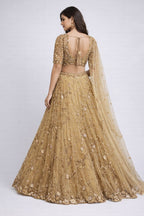 Gold Embellished Lehenga Set 
