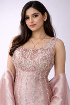 blush pink sharara set