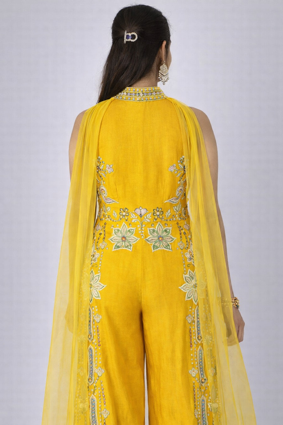 mustard jumpsuit