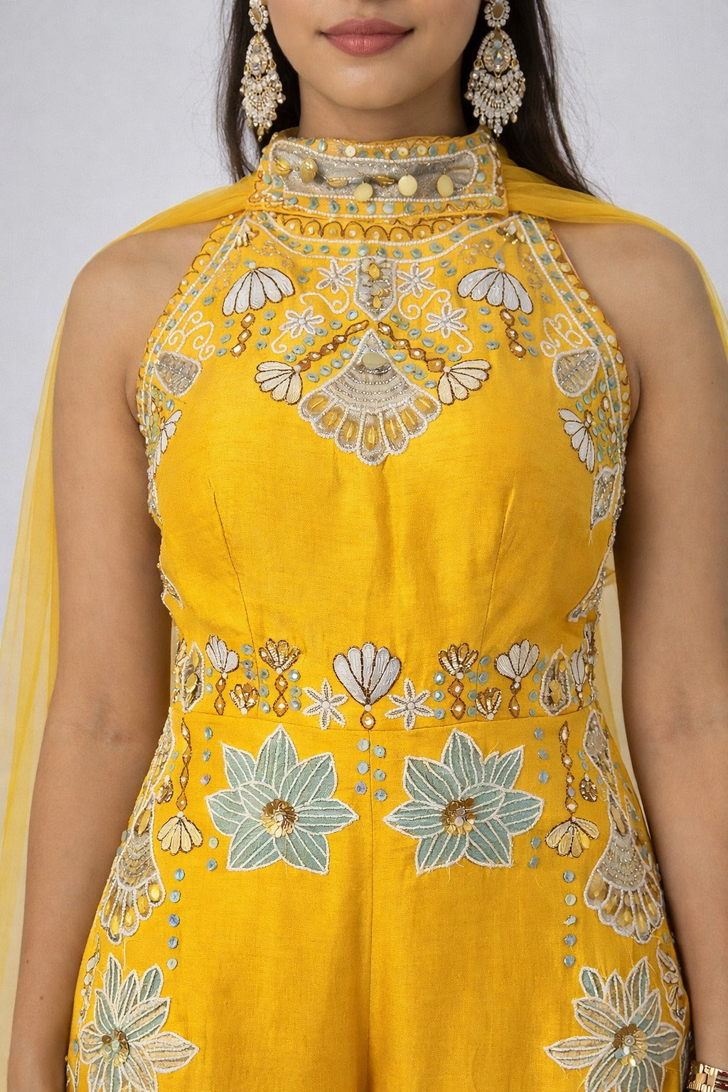 mustard jumpsuit