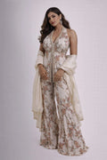 ivory sharara set