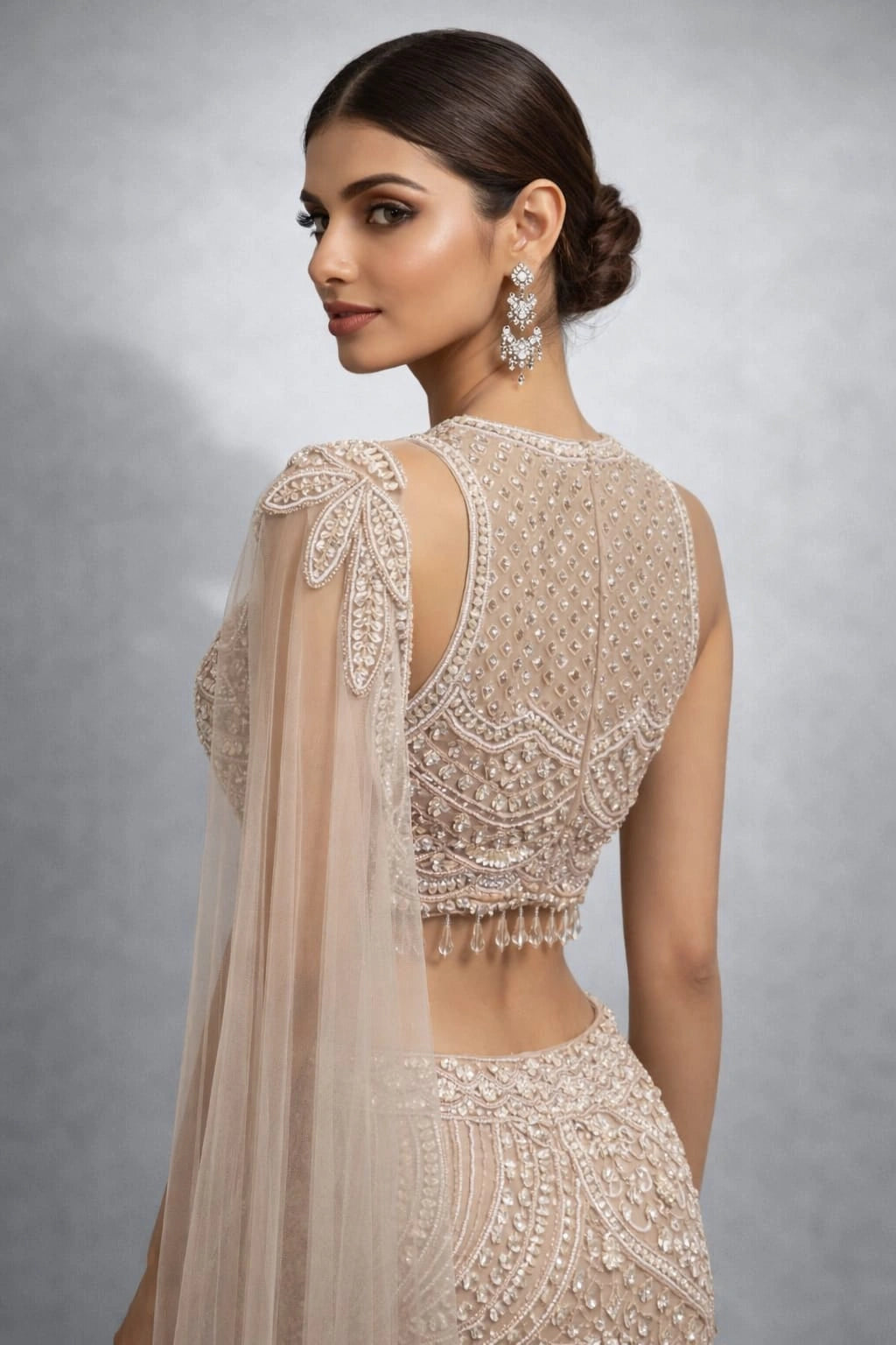 gold mermaid lehenga set