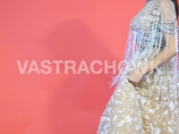 Modern Crop Top Lehenga with Cape